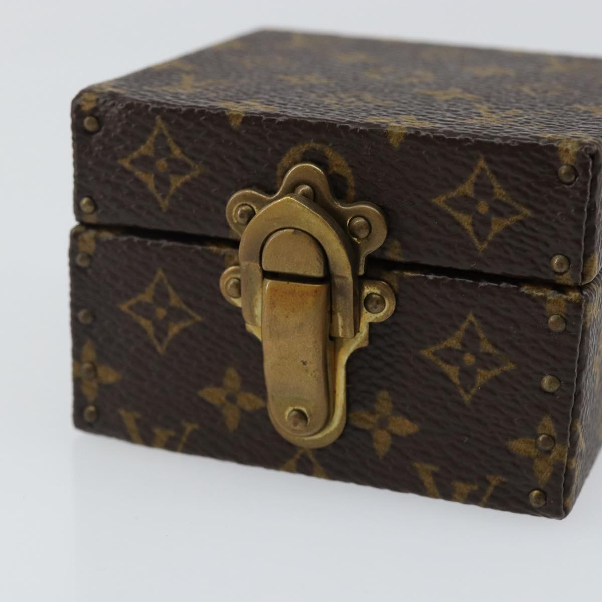 LOUIS VUITTON Monogram Eccrine Declaration Jewelry Box M21010 LV Auth 142380V