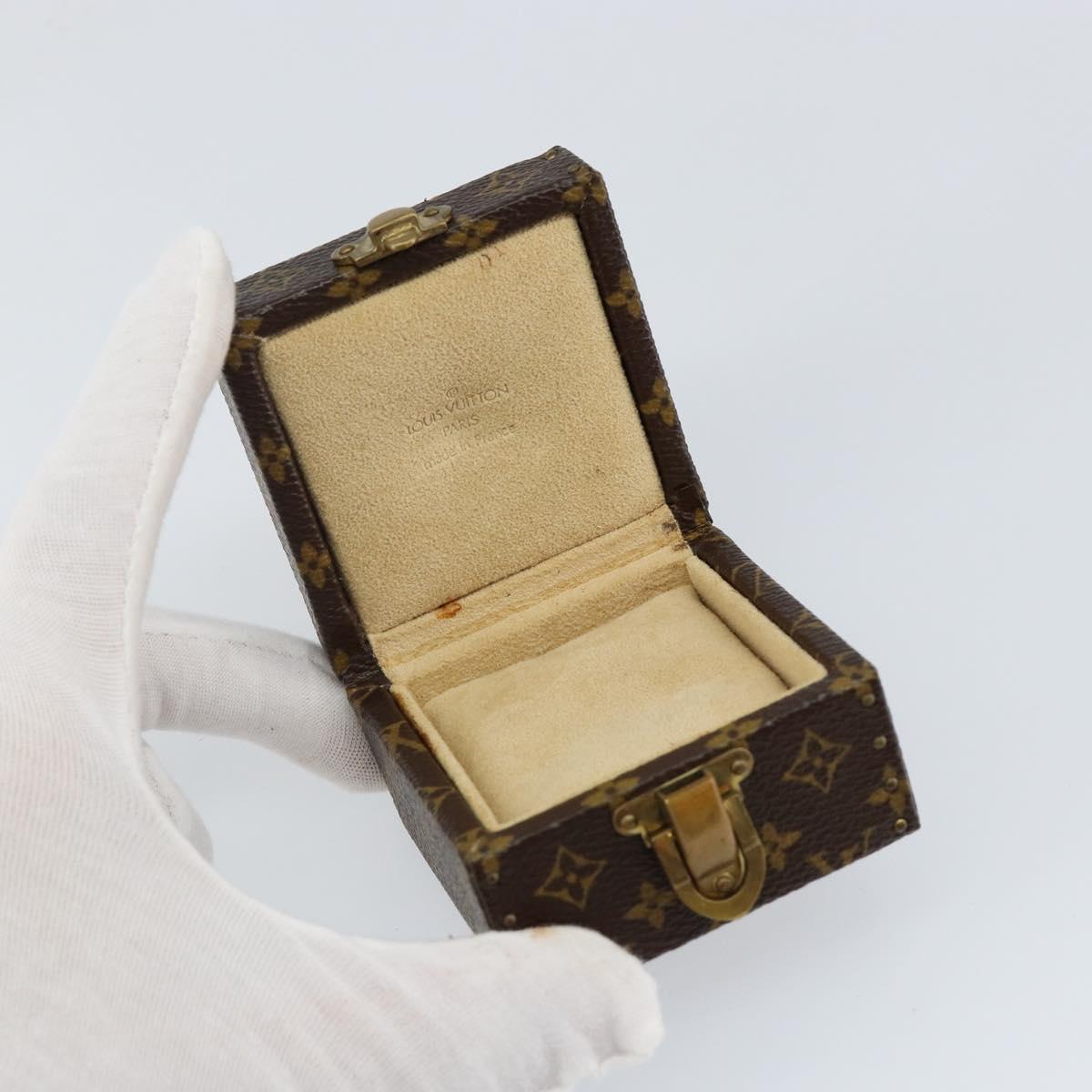 LOUIS VUITTON Monogram Eccrine Declaration Jewelry Box M21010 LV Auth 142380V