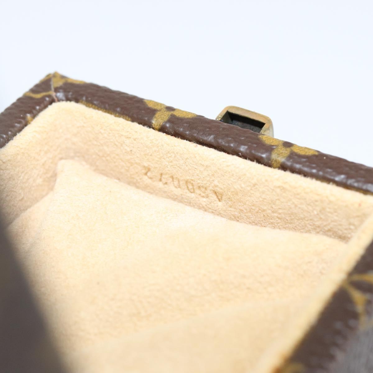 LOUIS VUITTON Monogram Eccrine Declaration Jewelry Box M21010 LV Auth 142380V