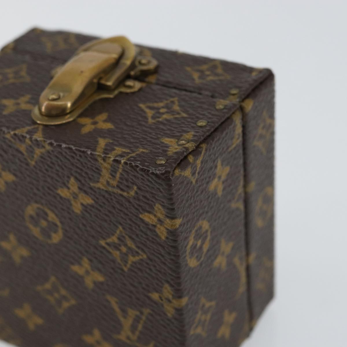 LOUIS VUITTON Monogram Eccrine Declaration Jewelry Box M21010 LV Auth 142380V