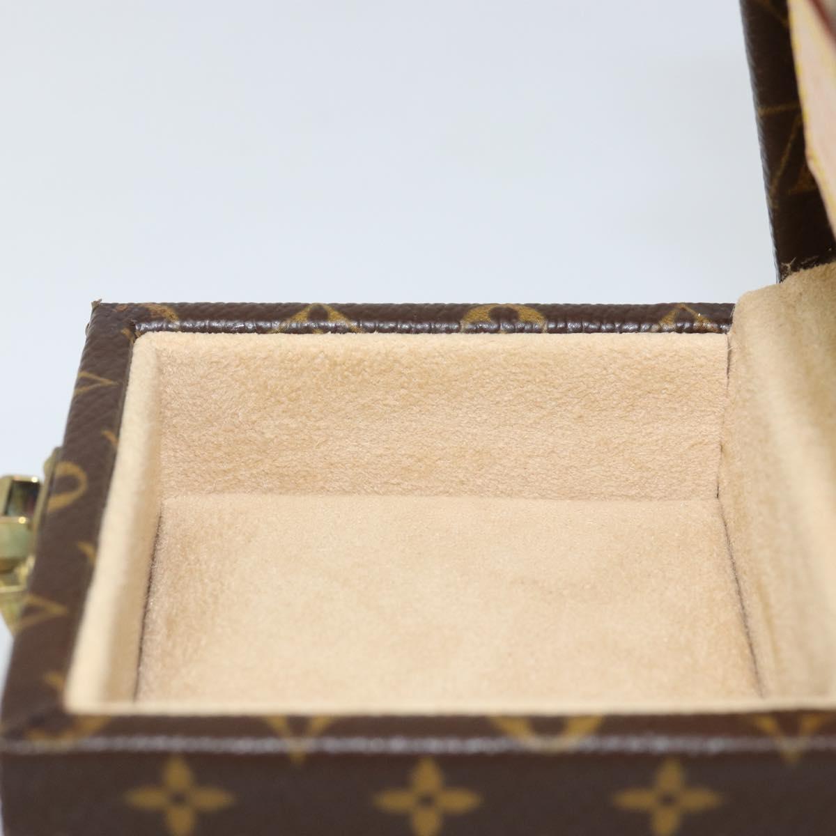 LOUIS VUITTON Monogram Eccrine Declaration Jewelry Box M21010 LV Auth 142381V