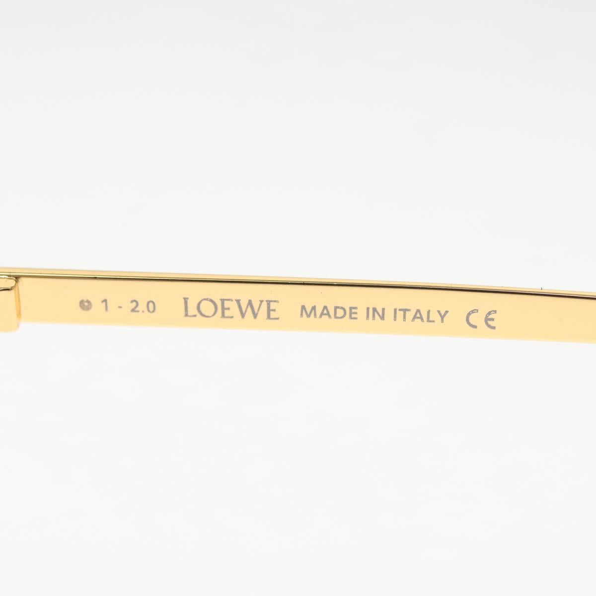 LOEWE Sunglasses metal Gold Tone LW40058U Auth 142384M