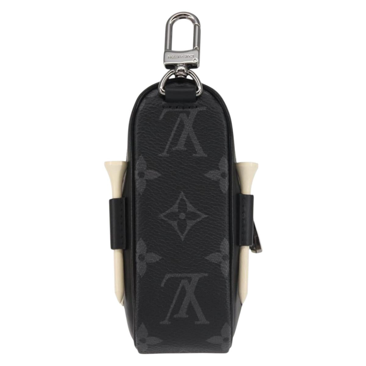 LOUIS VUITTON Monogram Eclipse Set Golf Andrews Bag Charm GI0344 LV Auth 142385