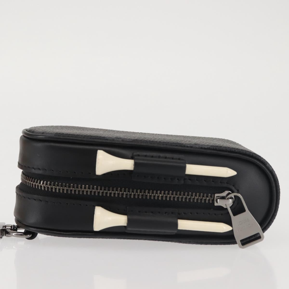 LOUIS VUITTON Monogram Eclipse Set Golf Andrews Bag Charm GI0344 LV Auth 142385