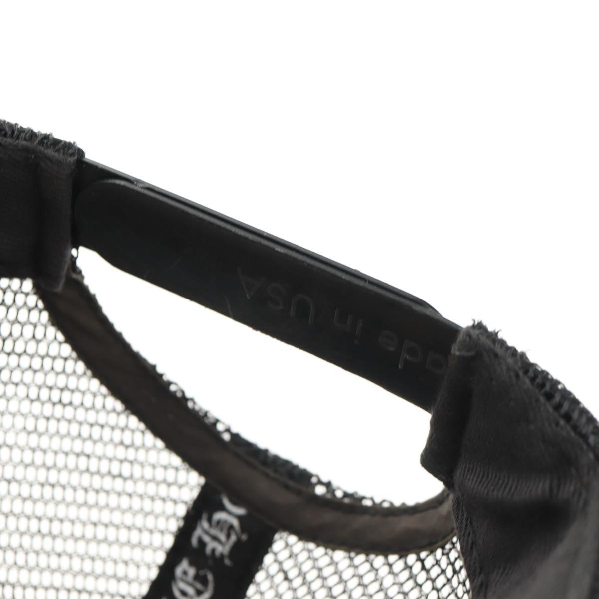 Chrome Hearts CH patch cross ball Mesh Tracker Cap cotton Green Auth 142392M