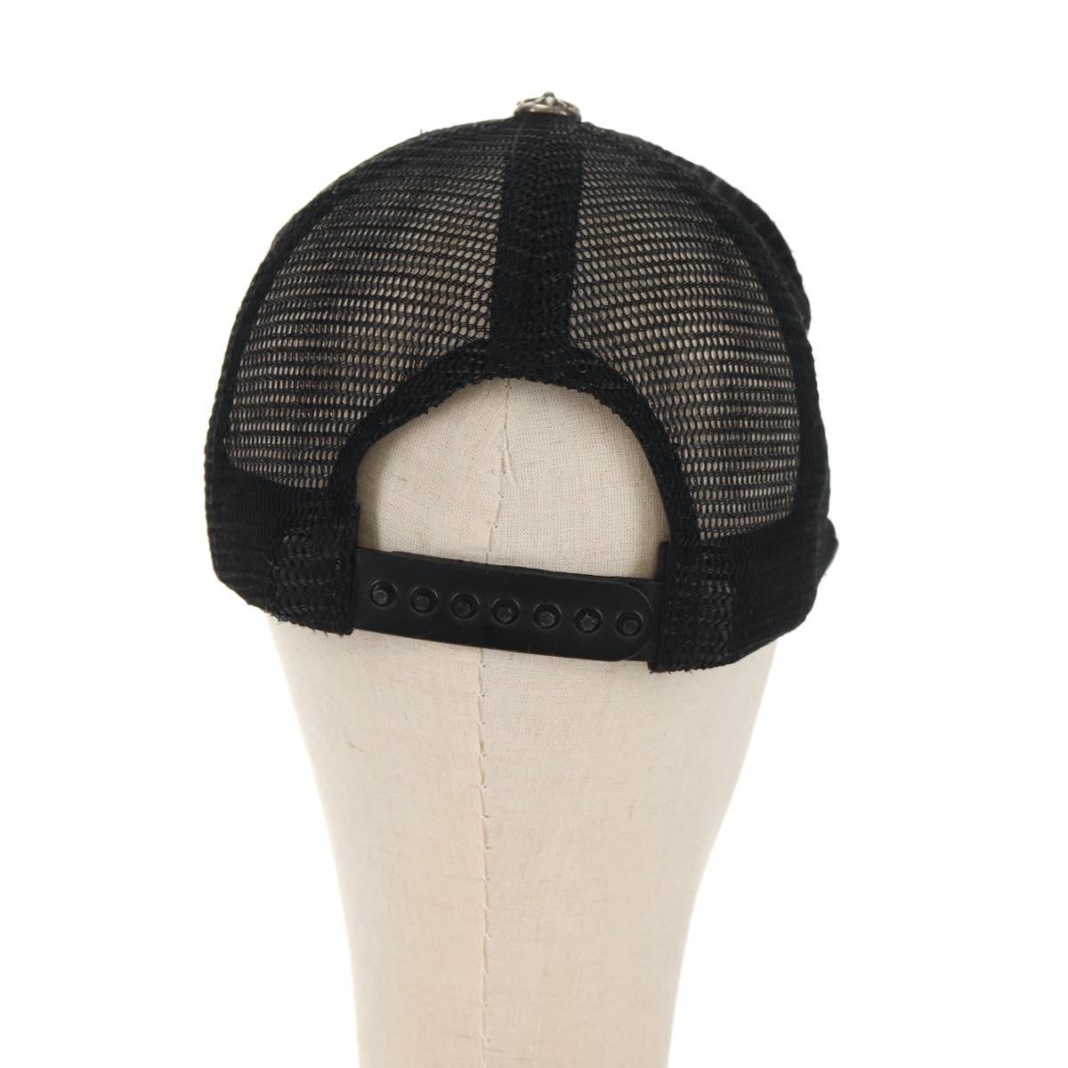 Chrome Hearts CH patch cross ball Mesh Tracker Cap cotton Green Auth 142392M