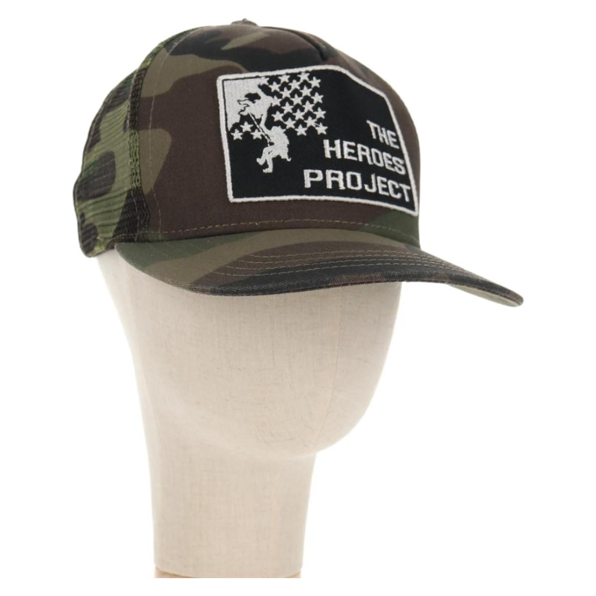 Chrome Hearts THE HEROES PROJECT Patch Cross Ball Tracker Cap Auth 142394M