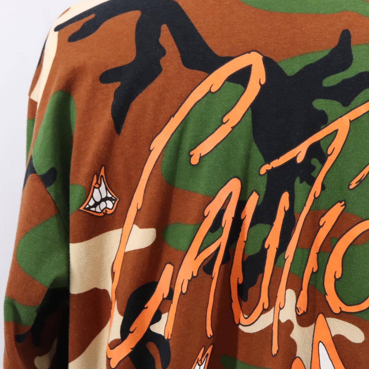 Chrome Hearts 22 Stainless Steel PRO Caution Matty Boy Long Sleeved Auth 142395M