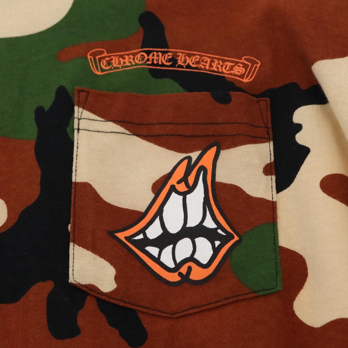 Chrome Hearts 22 Stainless Steel PRO Caution Matty Boy Long Sleeved Auth 142395M