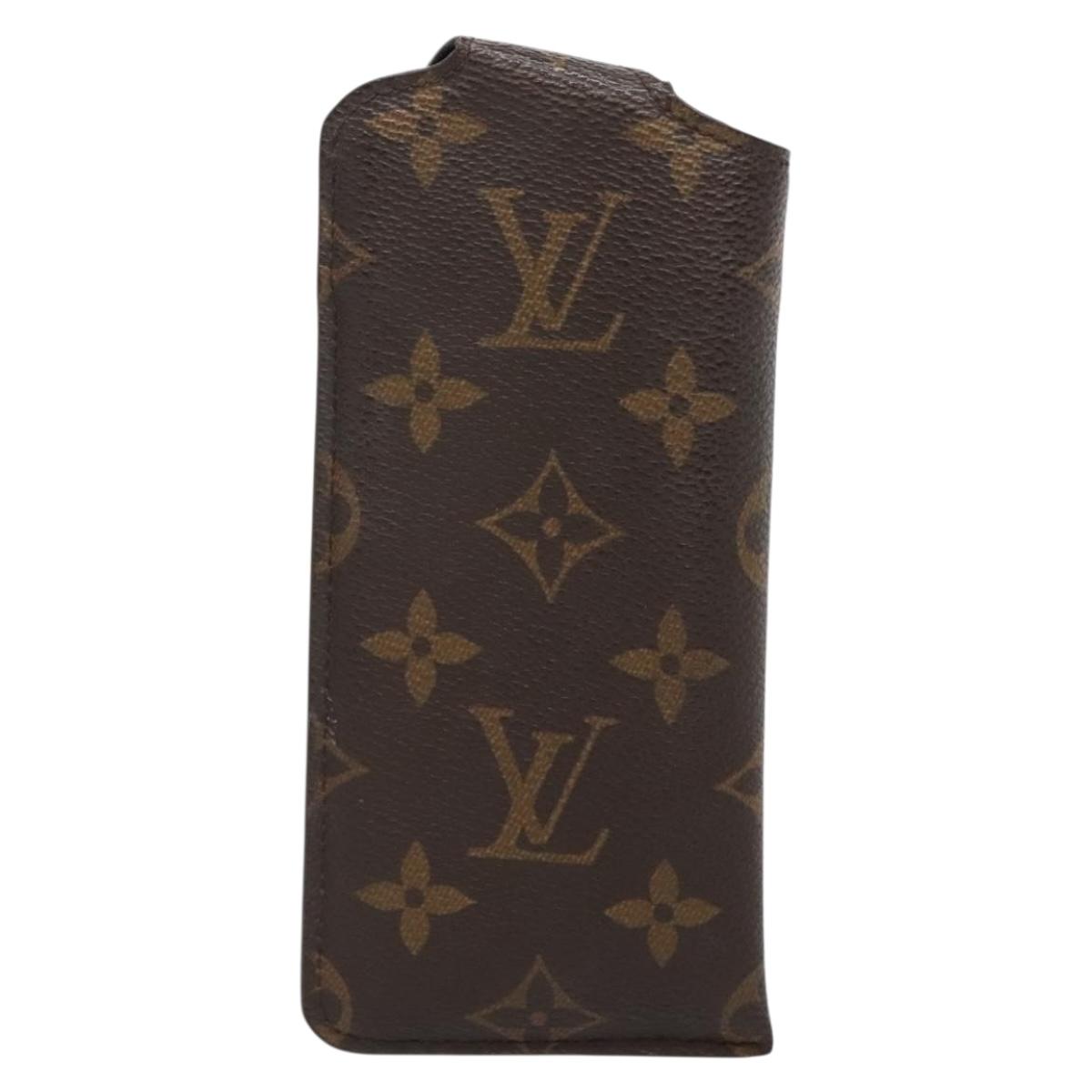 LOUIS VUITTON Monogram Etui Lunette PM Glasses Case M66545 LV Auth 142417