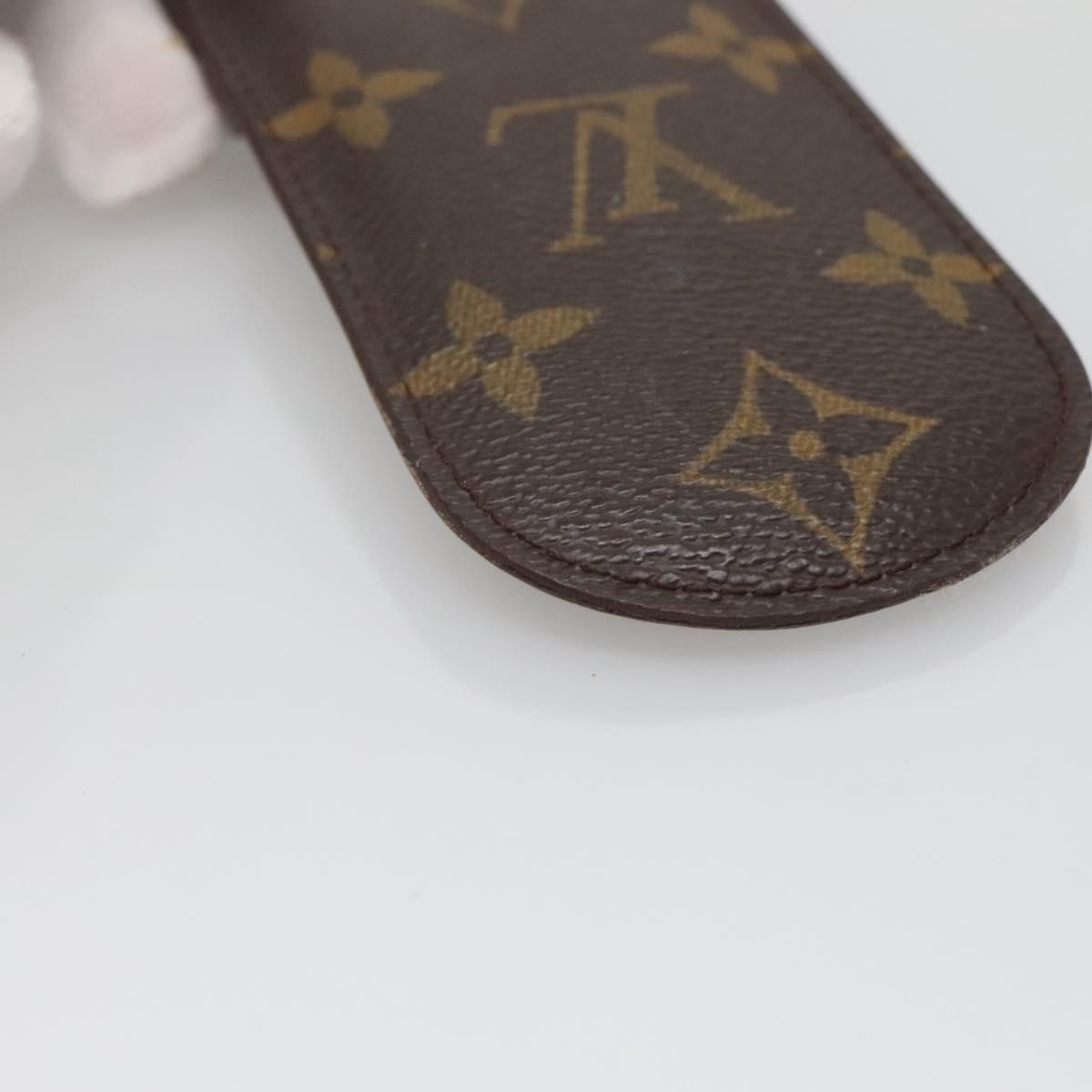 LOUIS VUITTON Monogram Etui Stilo Pen Case M62990 LV Auth 142418