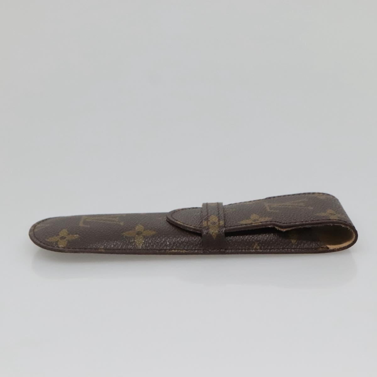 LOUIS VUITTON Monogram Etui Stilo Pen Case M62990 LV Auth 142418