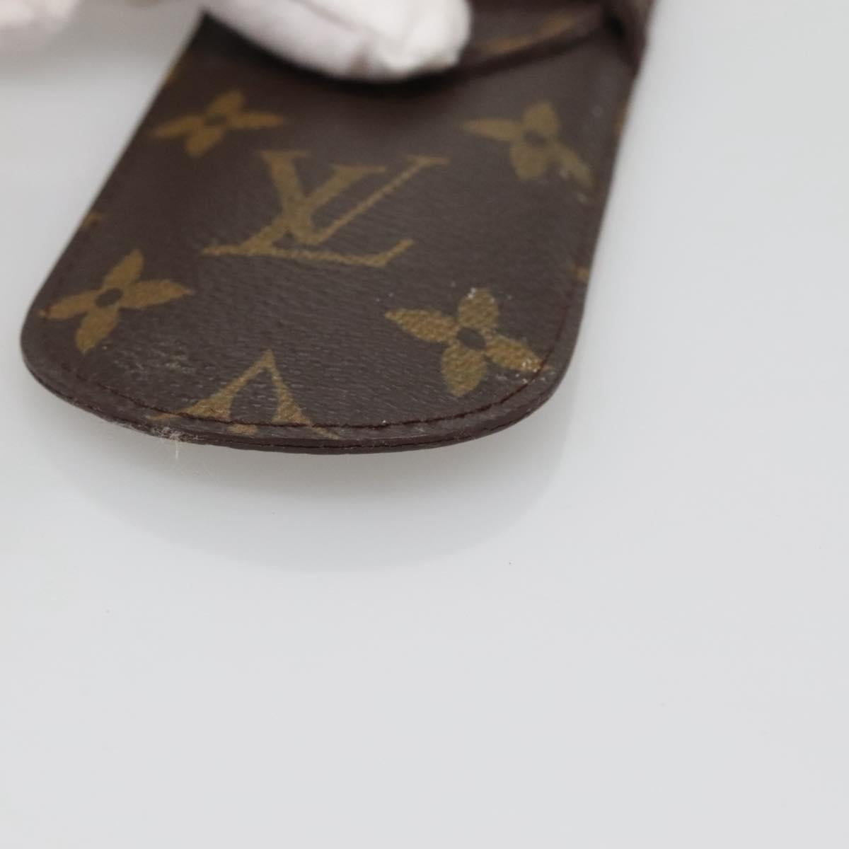 LOUIS VUITTON Monogram Etui Stilo Pen Case M62990 LV Auth 142418