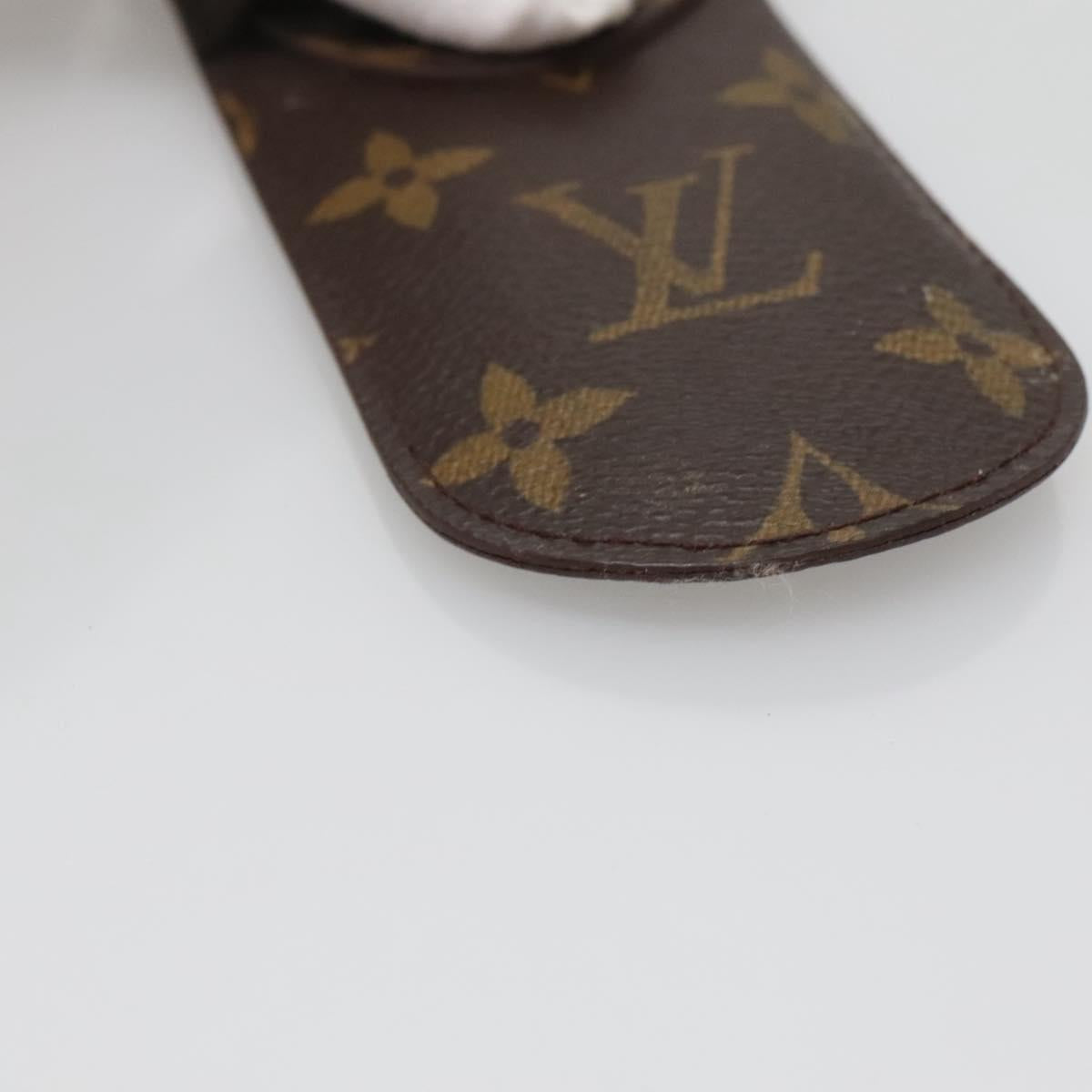 LOUIS VUITTON Monogram Etui Stilo Pen Case M62990 LV Auth 142418