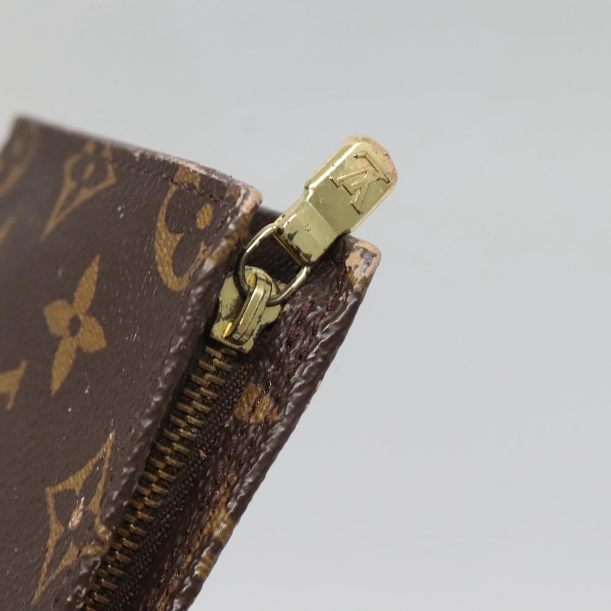LOUIS VUITTON Monogram Bucket PM Accessory Pouch LV Auth 142421
