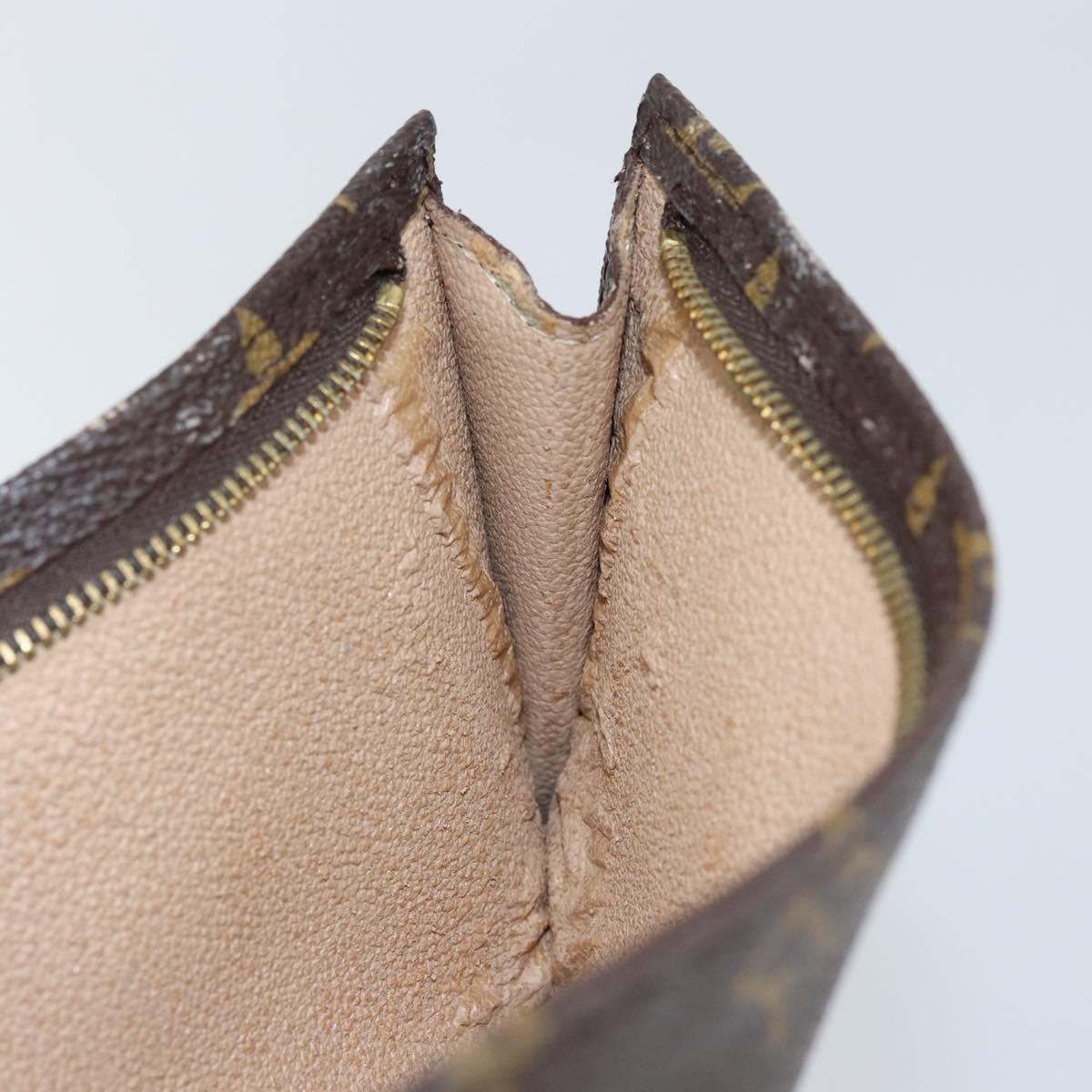 LOUIS VUITTON Monogram Bucket GM Accessory Pouch LV Auth 142423