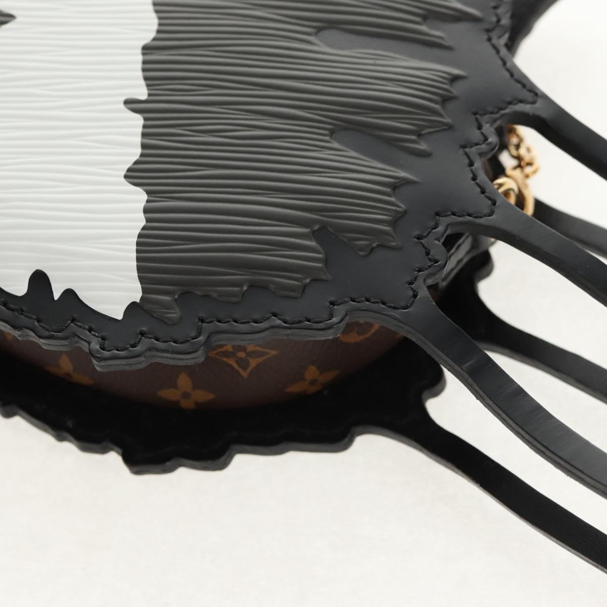 LOUIS VUITTON Epi Cat Face Pochette Shoulder Bag Gray LV Auth 142442M