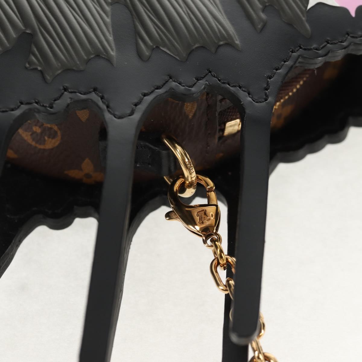 LOUIS VUITTON Epi Cat Face Pochette Shoulder Bag Gray LV Auth 142442M