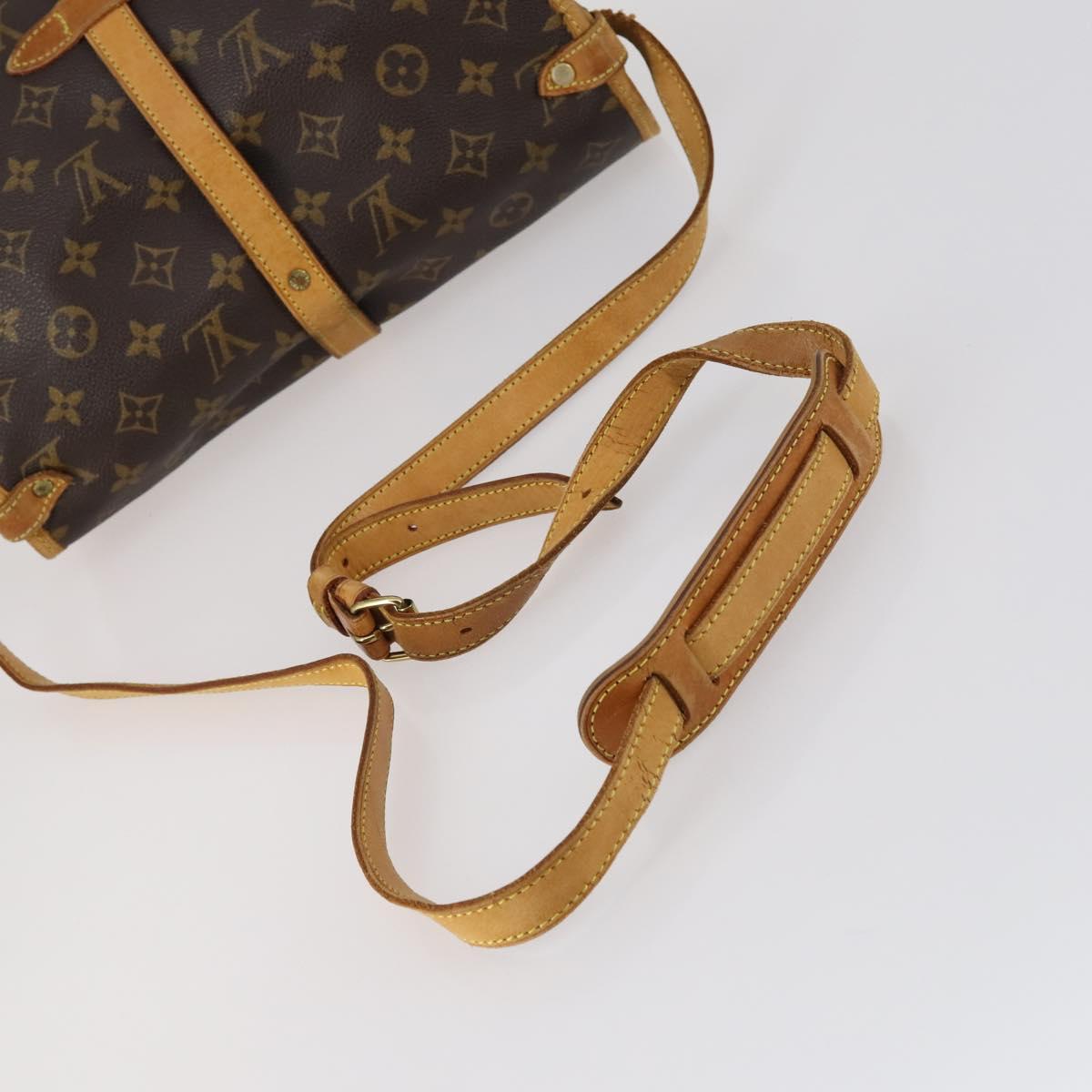 LOUIS VUITTON Monogram Saumur 30 Shoulder Bag M42256 LV Auth 142454