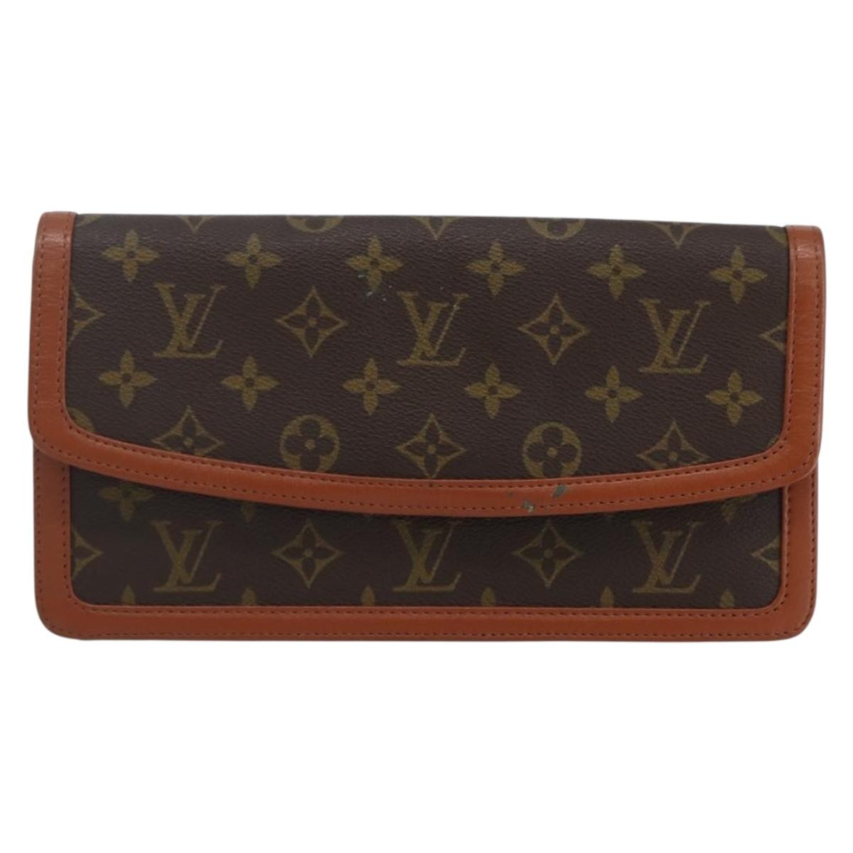 LOUIS VUITTON Monogram Pochette Dam PM Clutch Bag M51812 LV Auth 142458
