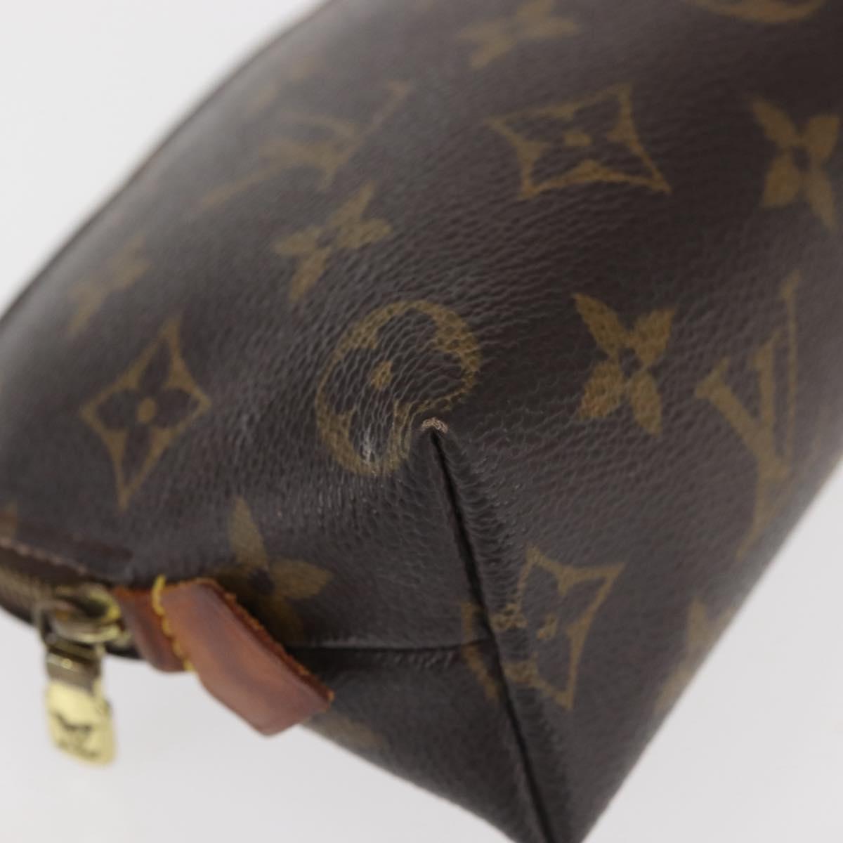 LOUIS VUITTON Monogram Pochette Cosmetic PM Pouch M43998 LV Auth 142464