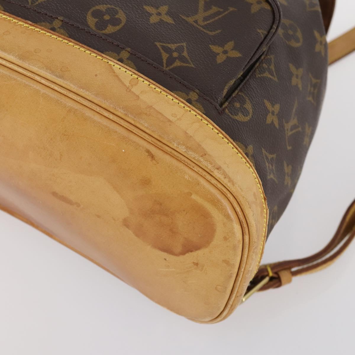 LOUIS VUITTON Monogram Montsouris MM Backpack M51136 LV Auth 142466