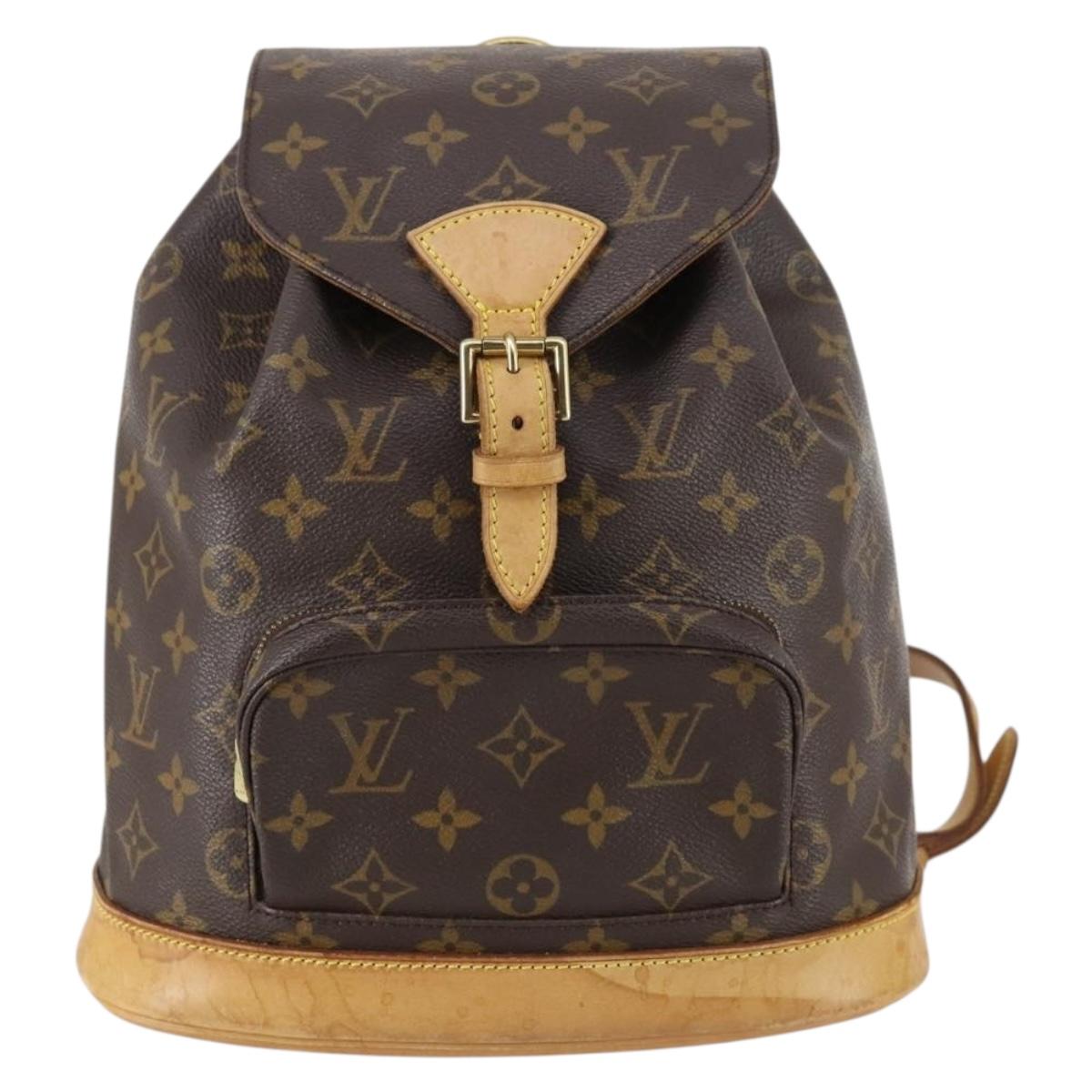 LOUIS VUITTON Monogram Montsouris MM Backpack M51136 LV Auth 142466