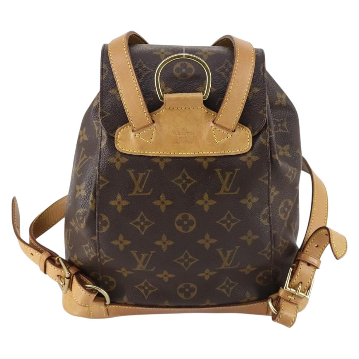 LOUIS VUITTON Monogram Montsouris MM Backpack M51136 LV Auth 142466