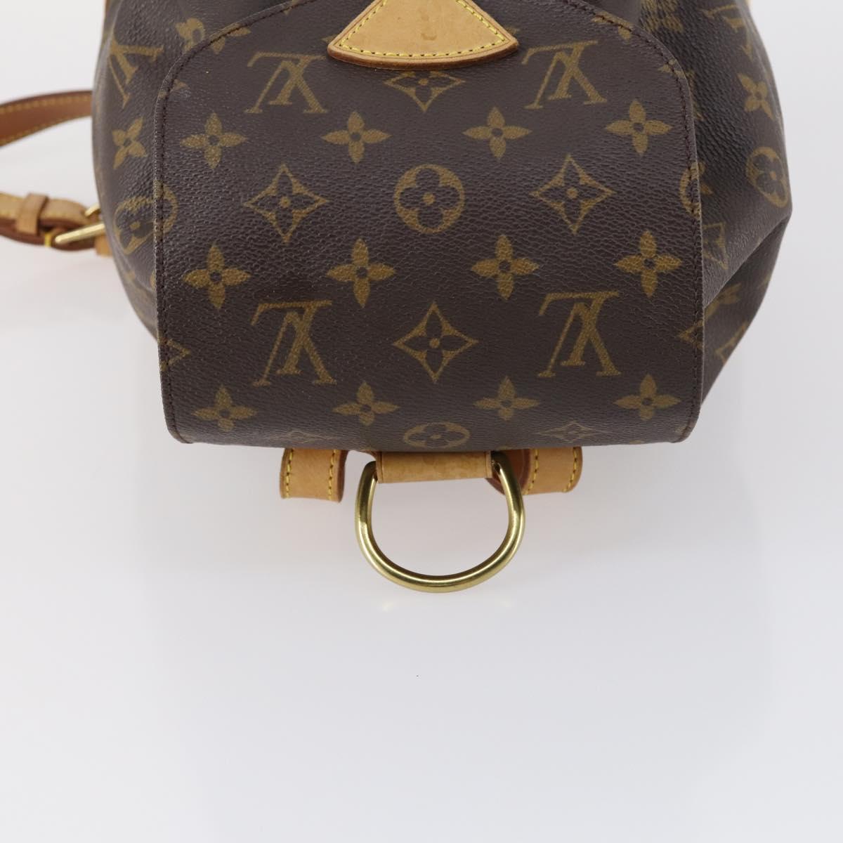 LOUIS VUITTON Monogram Montsouris MM Backpack M51136 LV Auth 142466