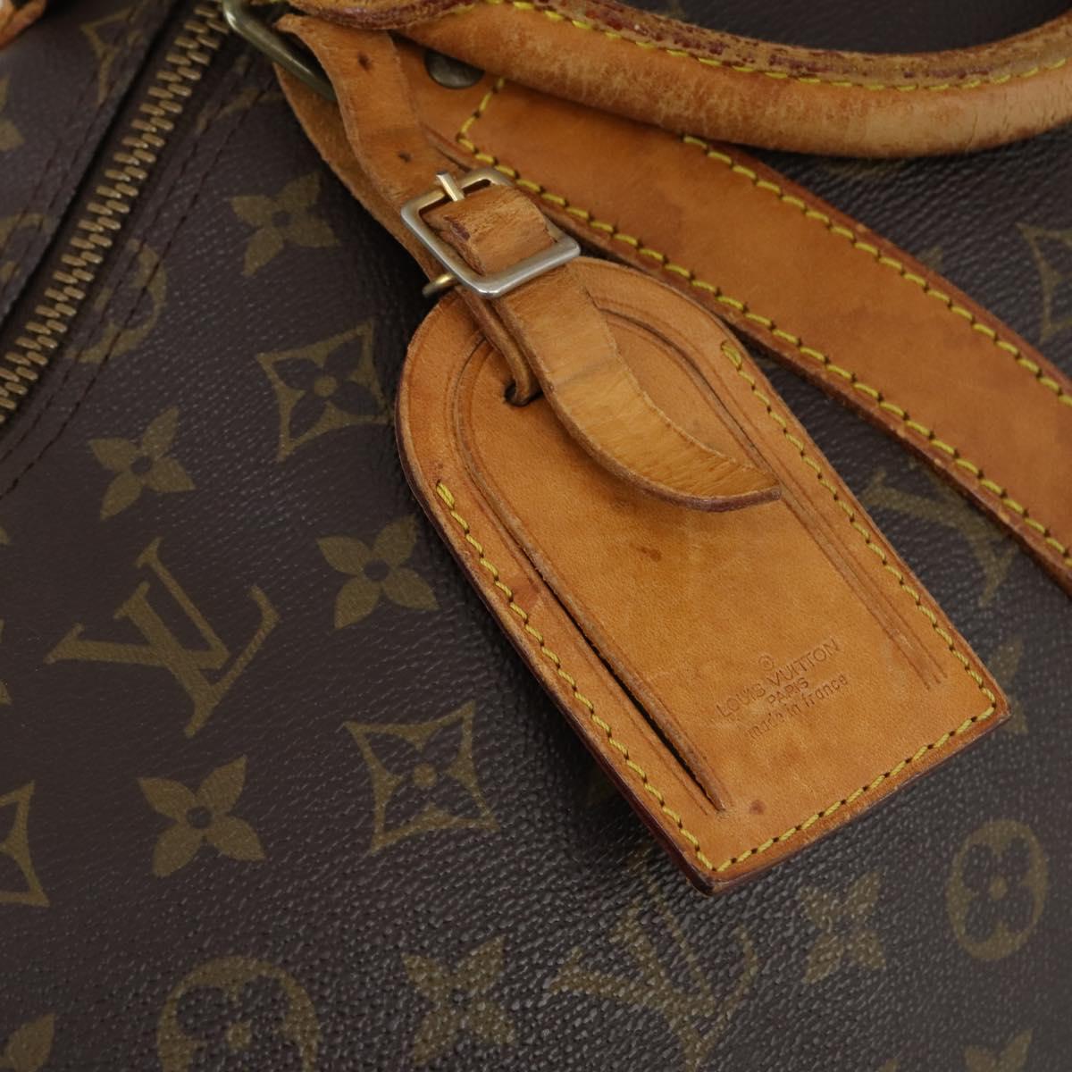 LOUIS VUITTON Monogram Keepall Bandouliere 55 Boston Bag M41414 LV Auth 142469