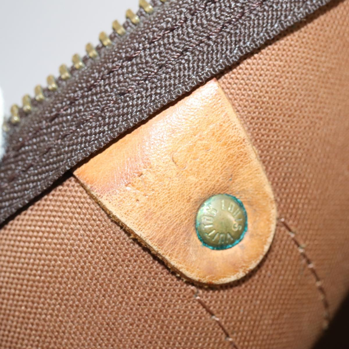 LOUIS VUITTON Monogram Keepall Bandouliere 55 Boston Bag M41414 LV Auth 142469