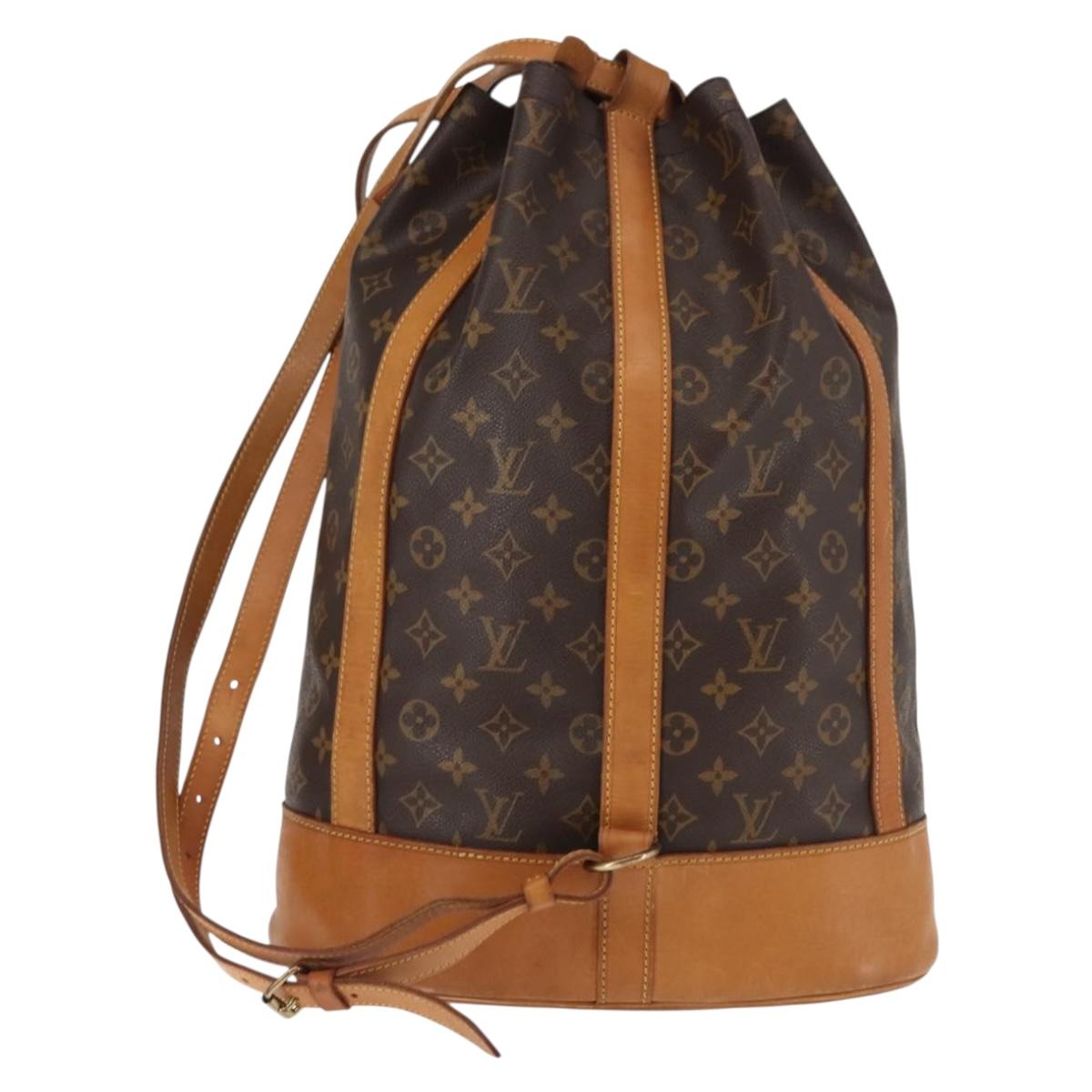 LOUIS VUITTON Monogram Randonnee GM Shoulder Bag M42244 LV Auth 142470