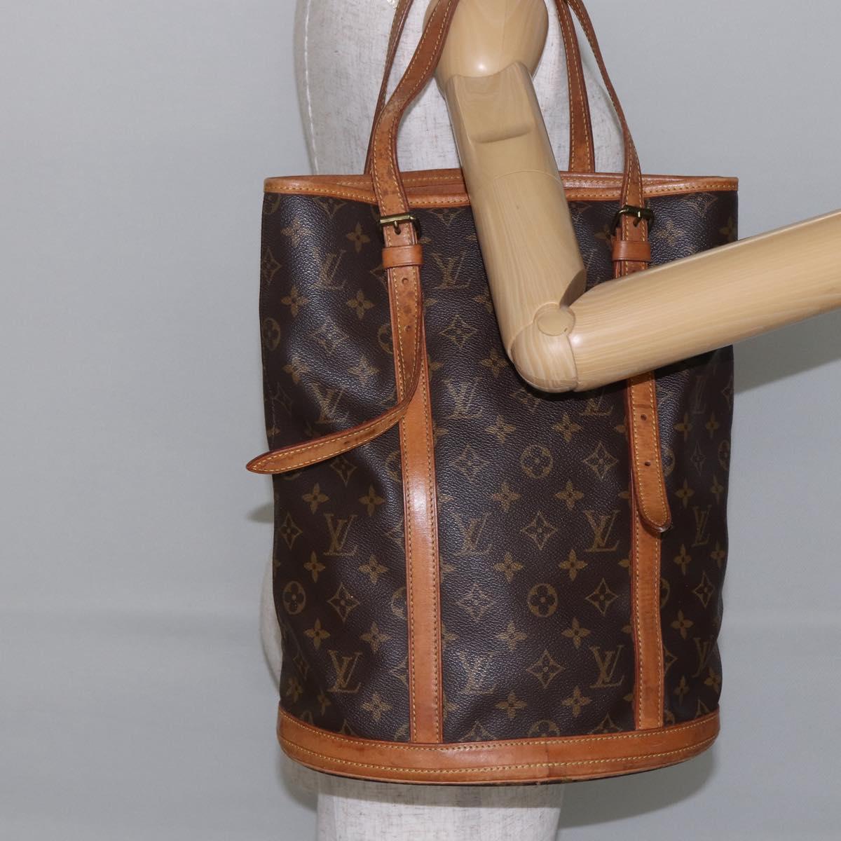 LOUIS VUITTON Monogram Bucket GM Shoulder Bag M42236 LV Auth 142471