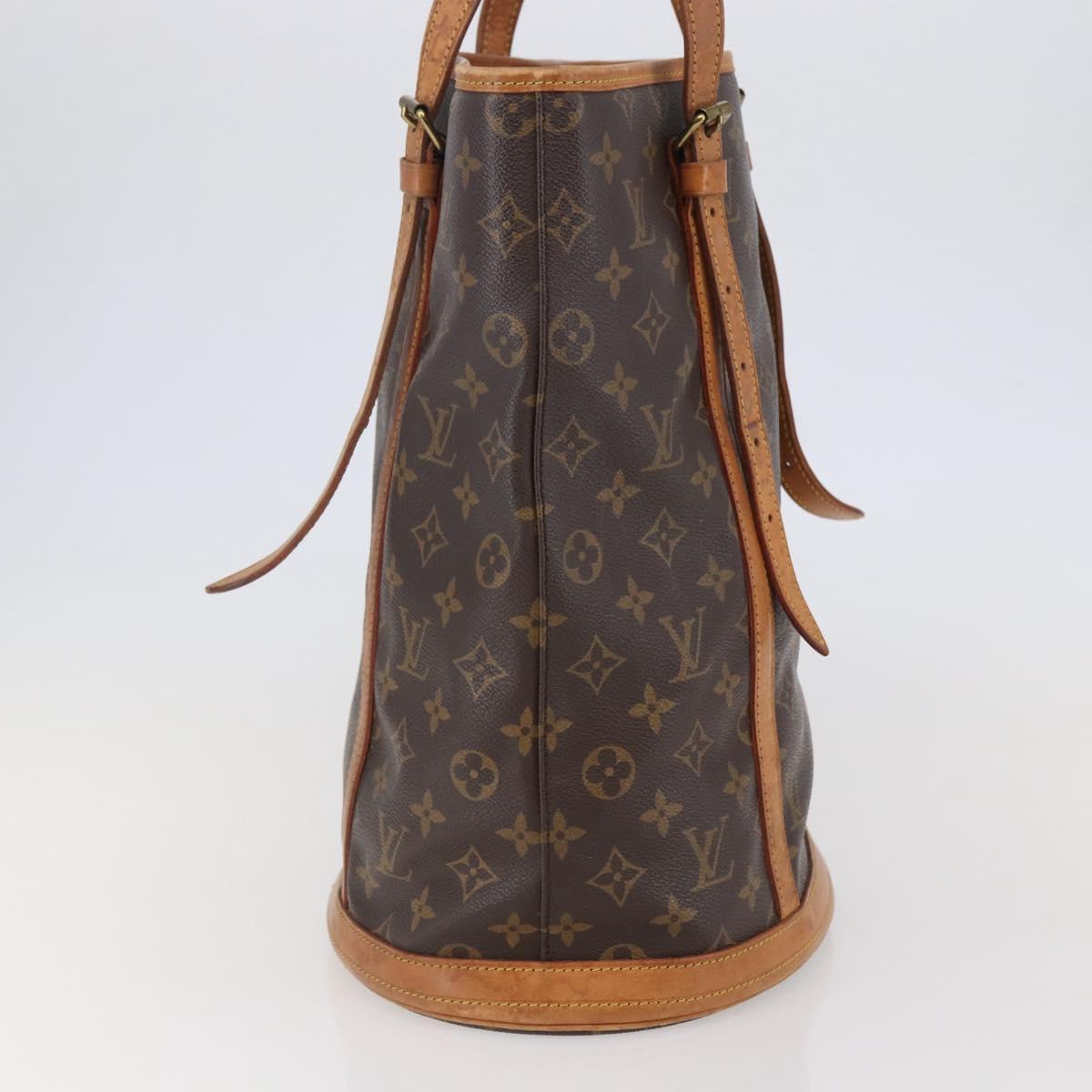 LOUIS VUITTON Monogram Bucket GM Shoulder Bag M42236 LV Auth 142471