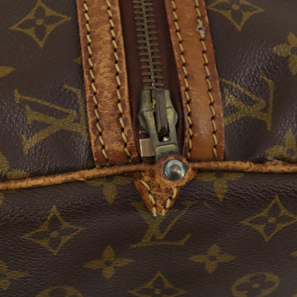 LOUIS VUITTON Monogram Sac Souple 45 Boston Bag M41624 LV Auth 142475