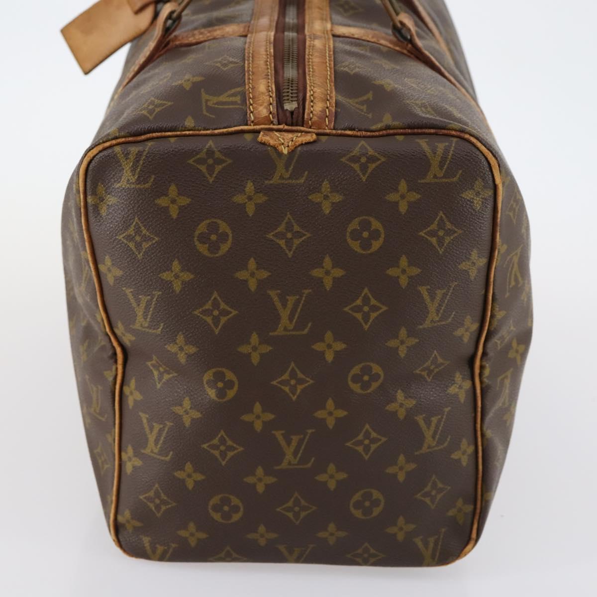 LOUIS VUITTON Monogram Sac Souple 45 Boston Bag M41624 LV Auth 142475
