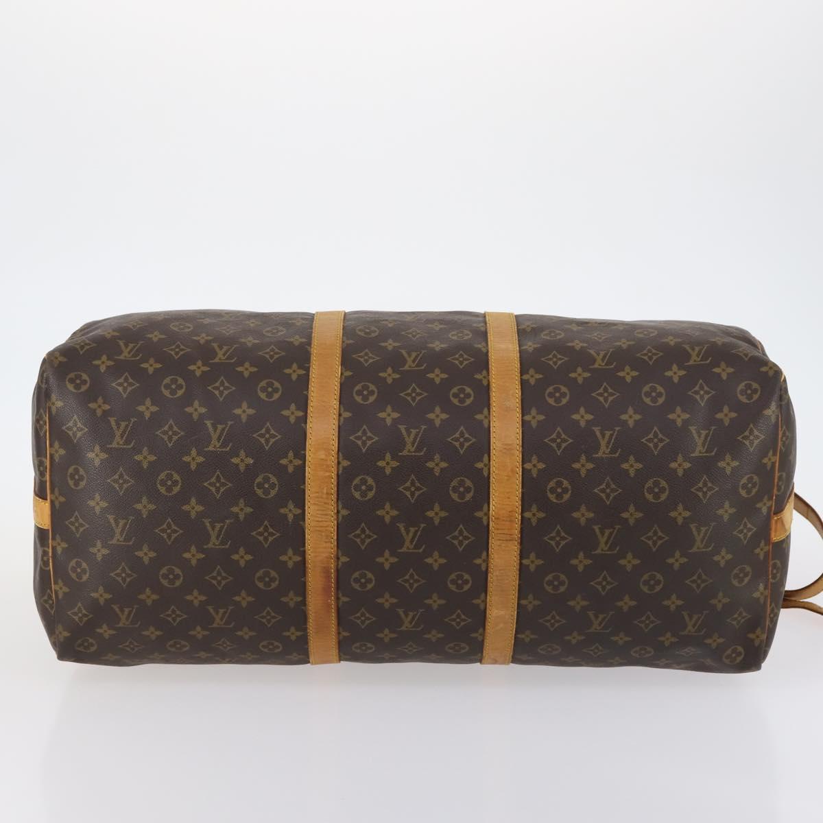 LOUIS VUITTON Monogram Keepall Bandouliere 60 Boston Bag M41412 LV Auth 142476