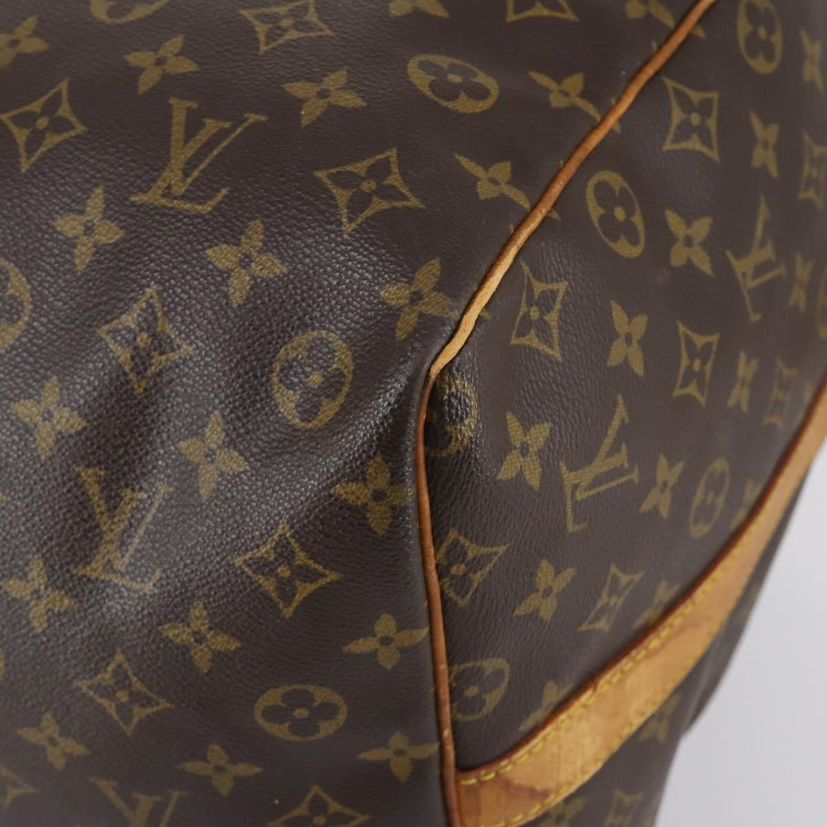 LOUIS VUITTON Monogram Keepall Bandouliere 60 Boston Bag M41412 LV Auth 142476
