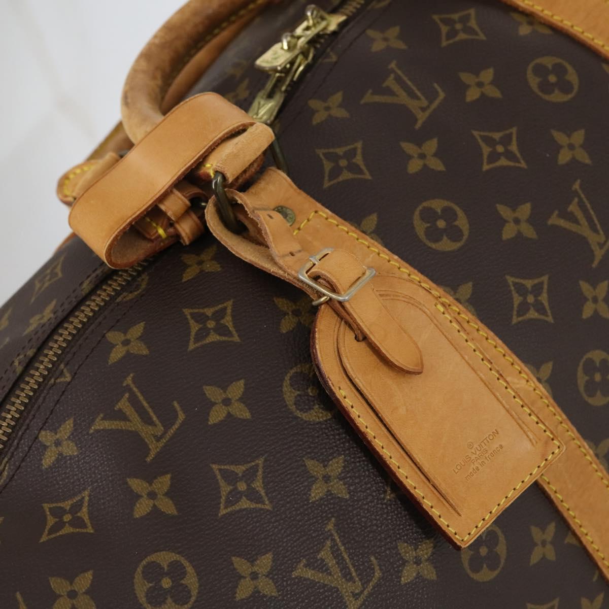 LOUIS VUITTON Monogram Keepall Bandouliere 60 Boston Bag M41412 LV Auth 142476