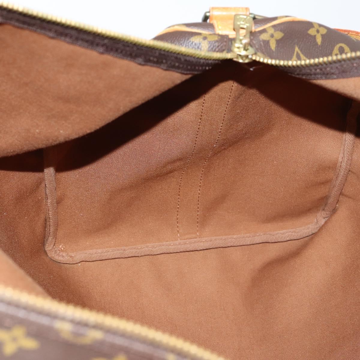 LOUIS VUITTON Monogram Keepall Bandouliere 60 Boston Bag M41412 LV Auth 142476