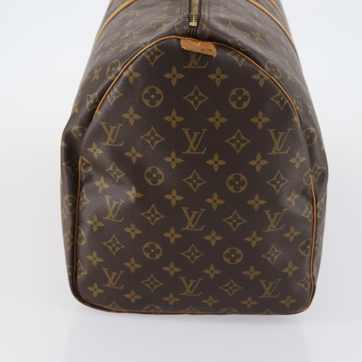 LOUIS VUITTON Monogram Keepall 55 Boston Bag M41424 LV Auth 142478