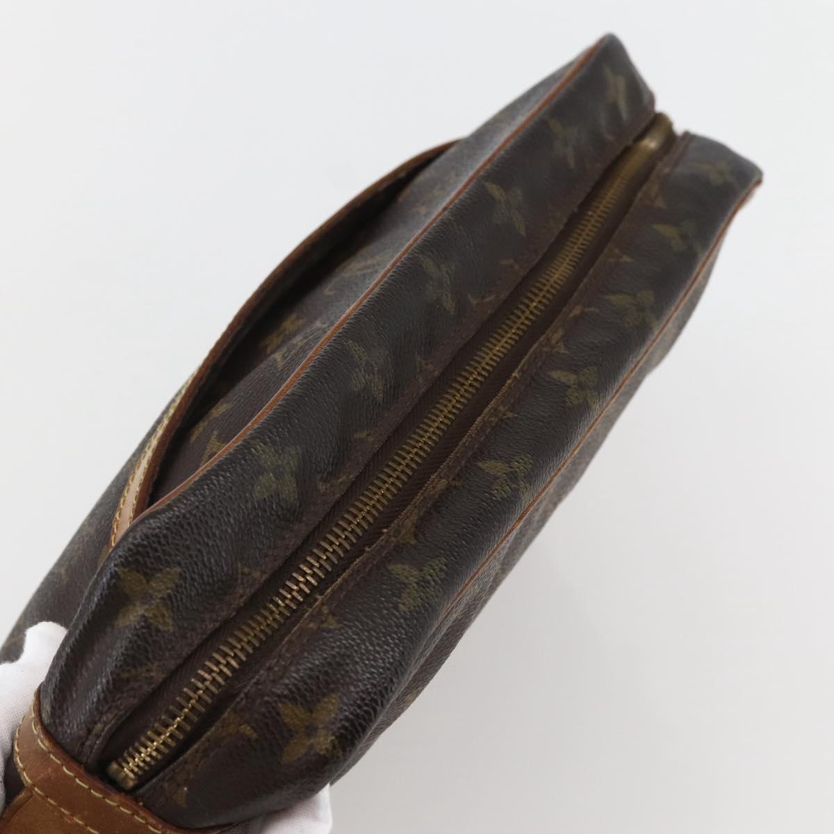 LOUIS VUITTON Monogram Compiegne 28 Clutch Bag M51845 LV Auth 142479