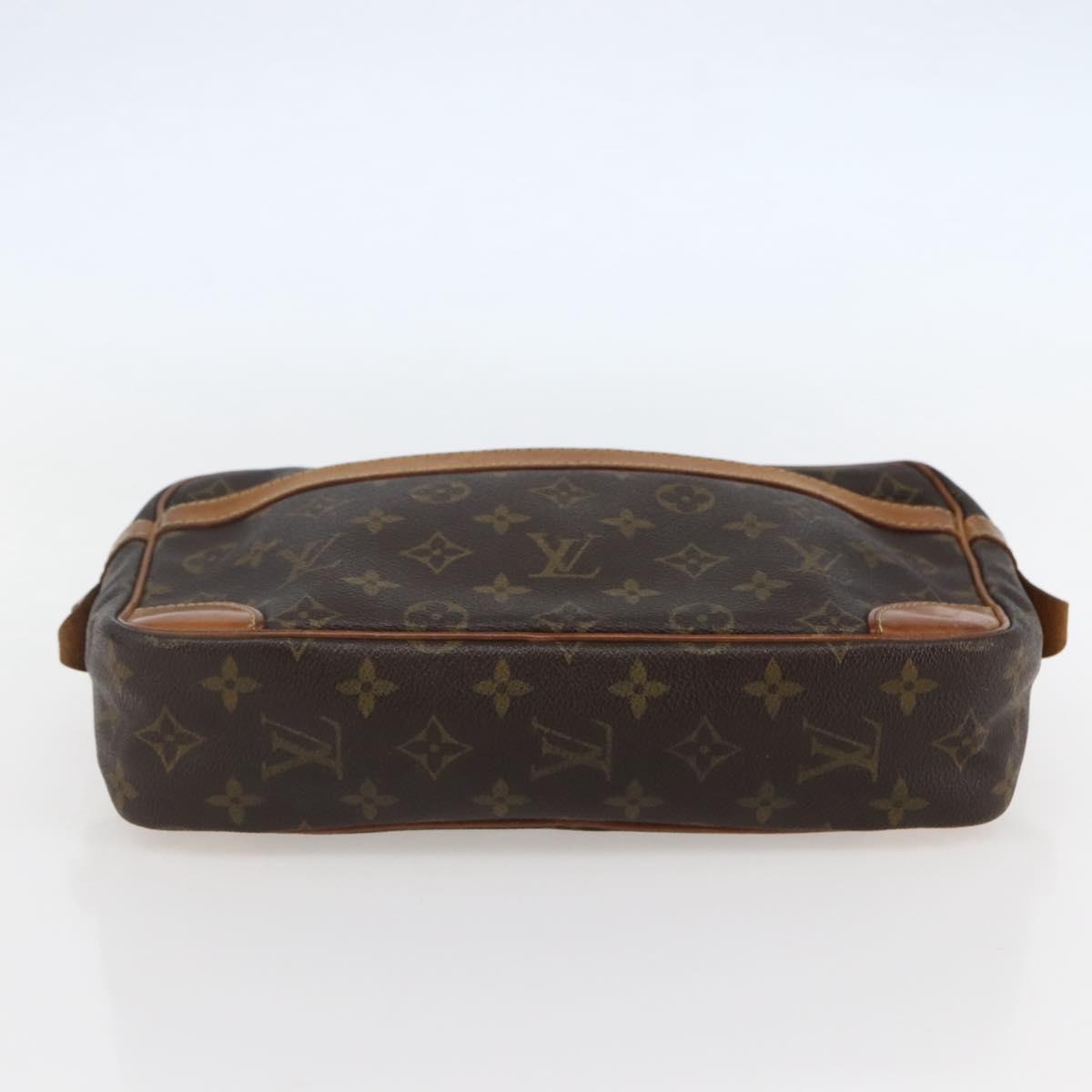 LOUIS VUITTON Monogram Compiegne 28 Clutch Bag M51845 LV Auth 142479