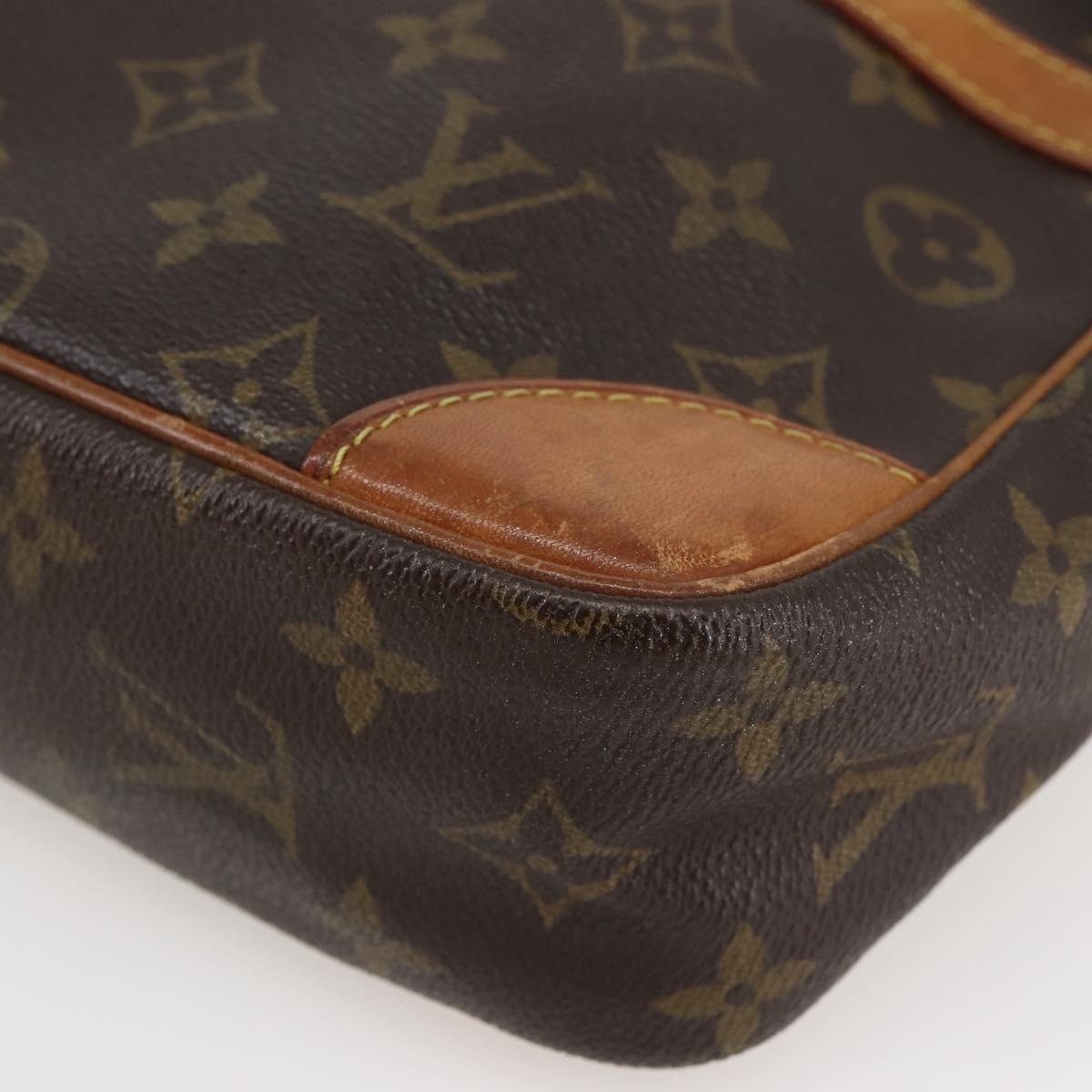 LOUIS VUITTON Monogram Compiegne 28 Clutch Bag M51845 LV Auth 142479