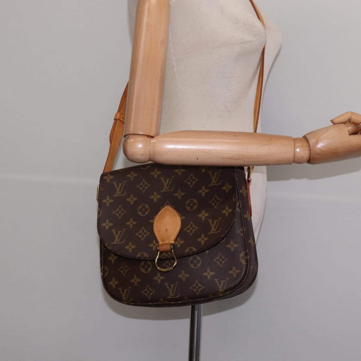 LOUIS VUITTON Monogram Saint Cloud GM Shoulder Bag M51242 LV Auth 142480