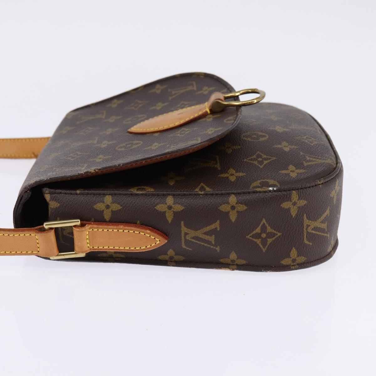 LOUIS VUITTON Monogram Saint Cloud GM Shoulder Bag M51242 LV Auth 142480