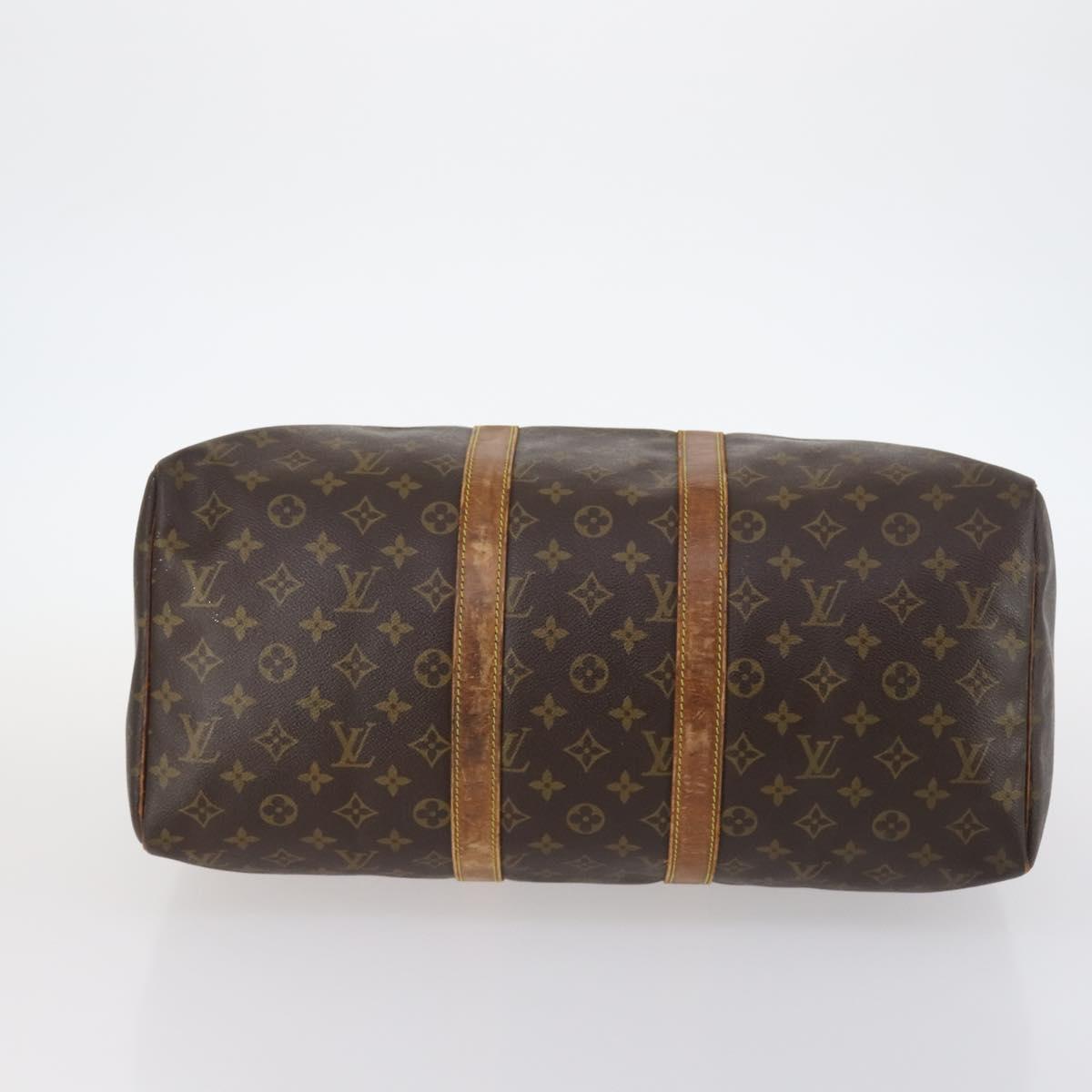 LOUIS VUITTON Monogram Keepall 45 Boston Bag M41428 LV Auth 142486