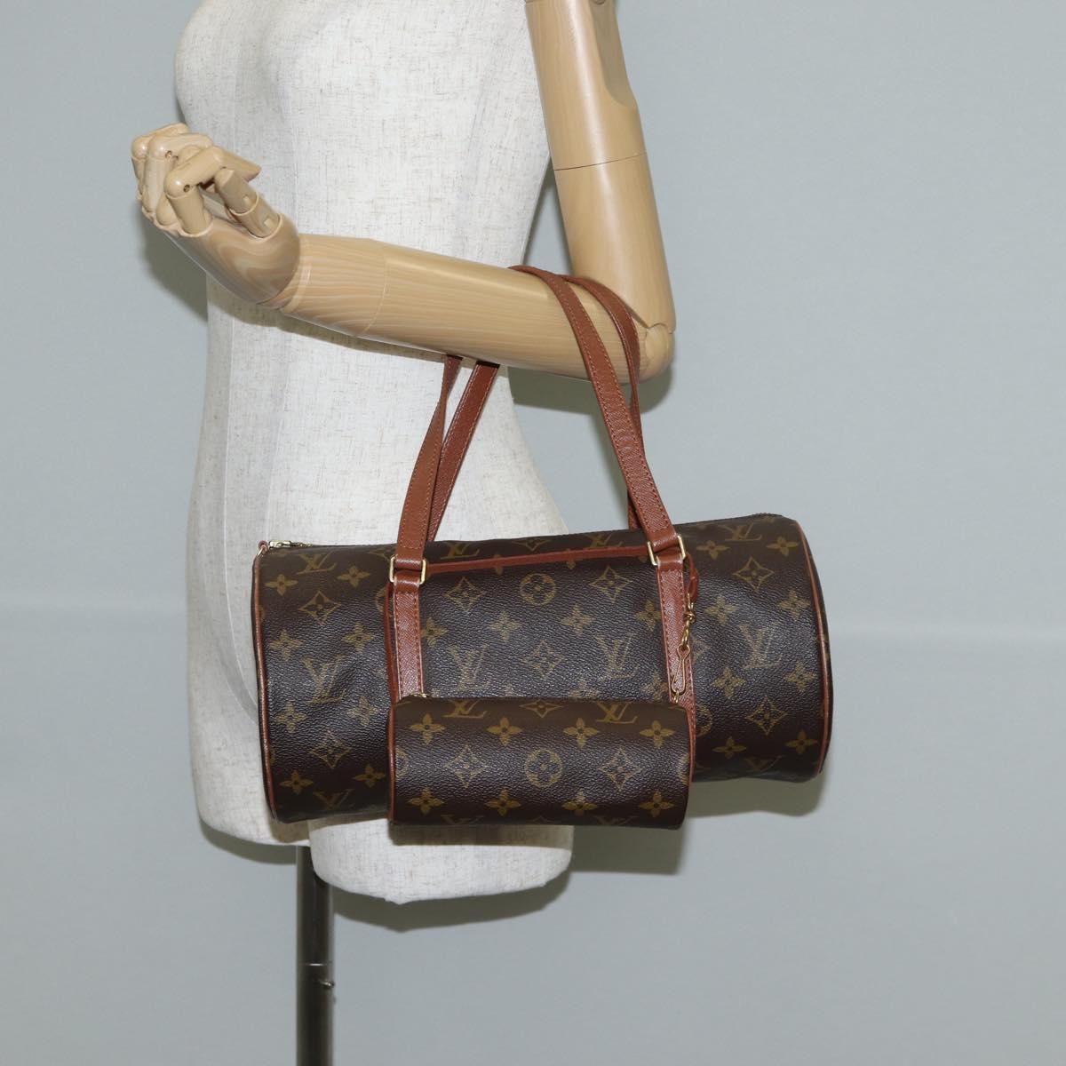 LOUIS VUITTON Monogram Papillon 30 Hand Bag M51385 LV Auth 142499V