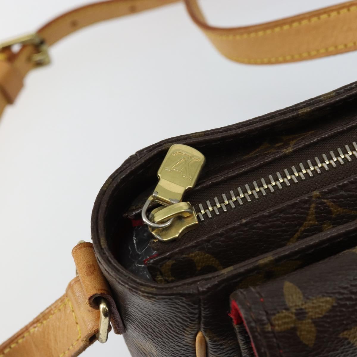 LOUIS VUITTON Monogram Viva Cite PM Shoulder Bag M51165 LV Auth 142502