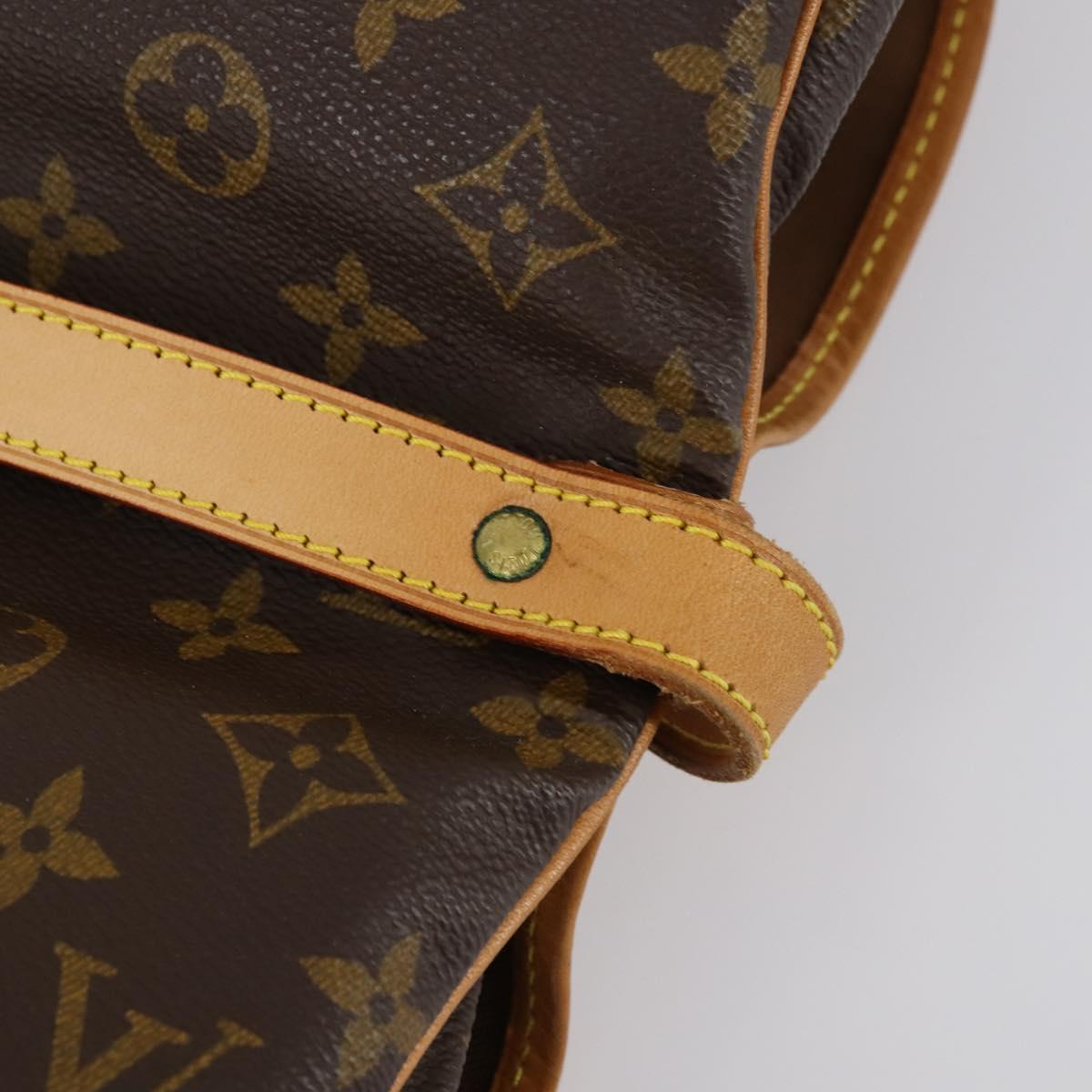 LOUIS VUITTON Monogram Saumur 30 Shoulder Bag M42256 LV Auth 142506